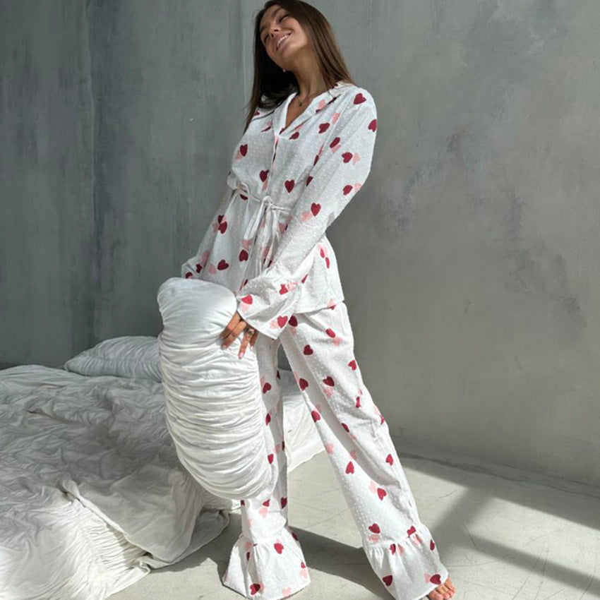 Cotton Love Print Pajama Set | Soft & Stylish Loungewear
