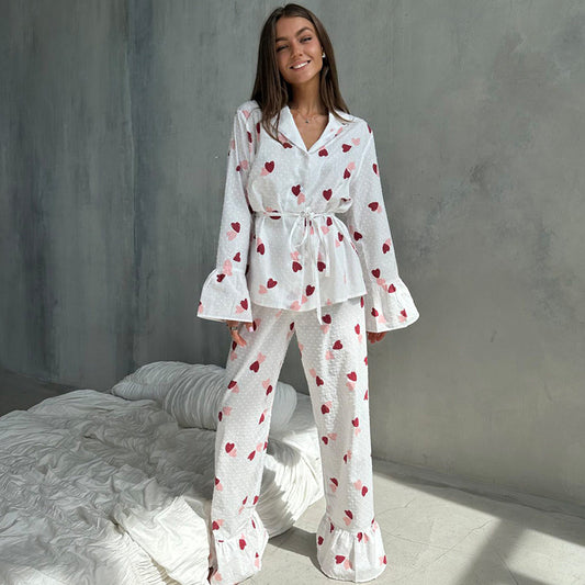 Cotton Love Print Pajama Set | Soft & Stylish Loungewear