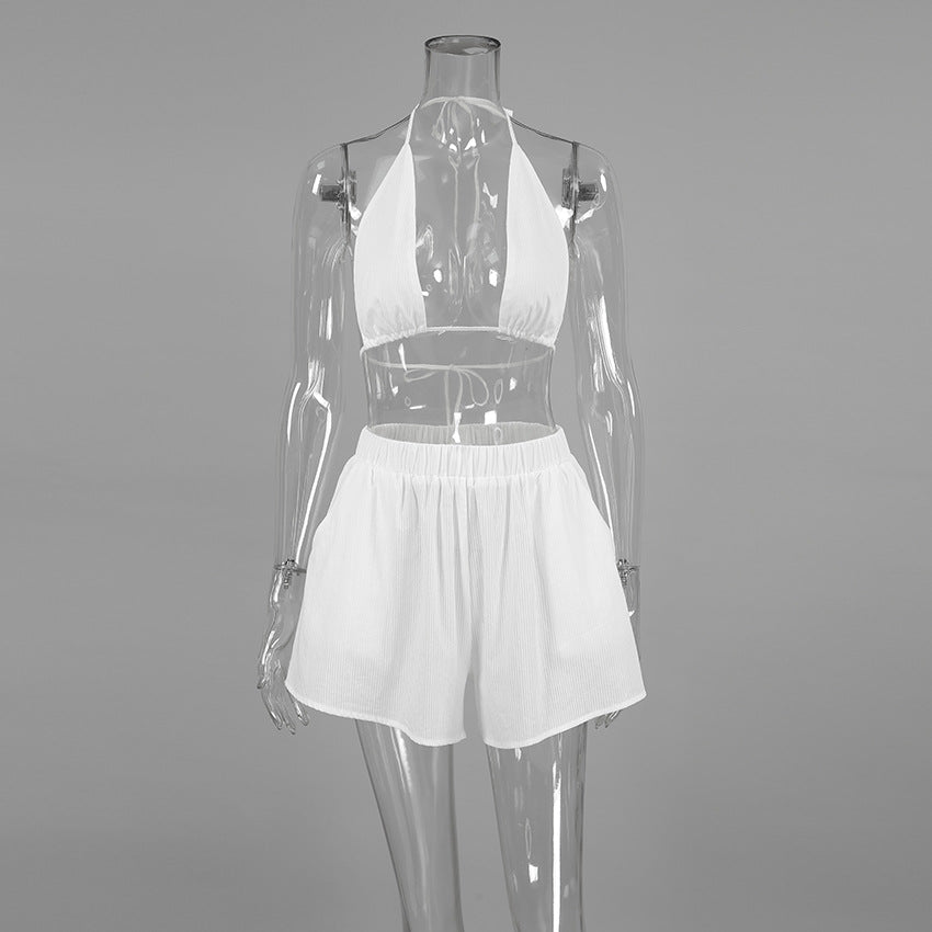 White Summer 3-Piece Lounge Set | Cosielle
